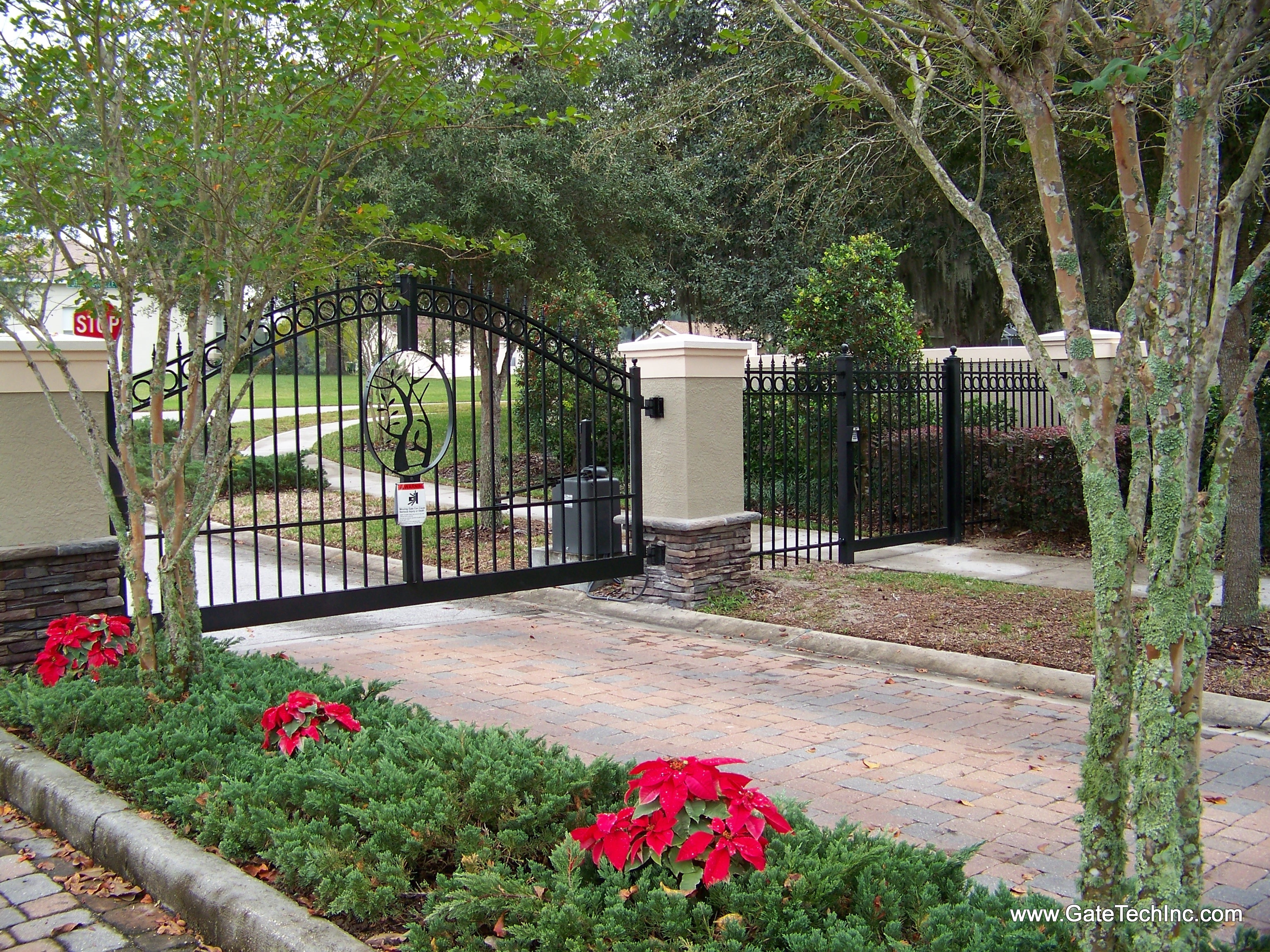Bloomingdale custom community Fence Gates Openers Gate Tech Inc. Custom Driveway Gates