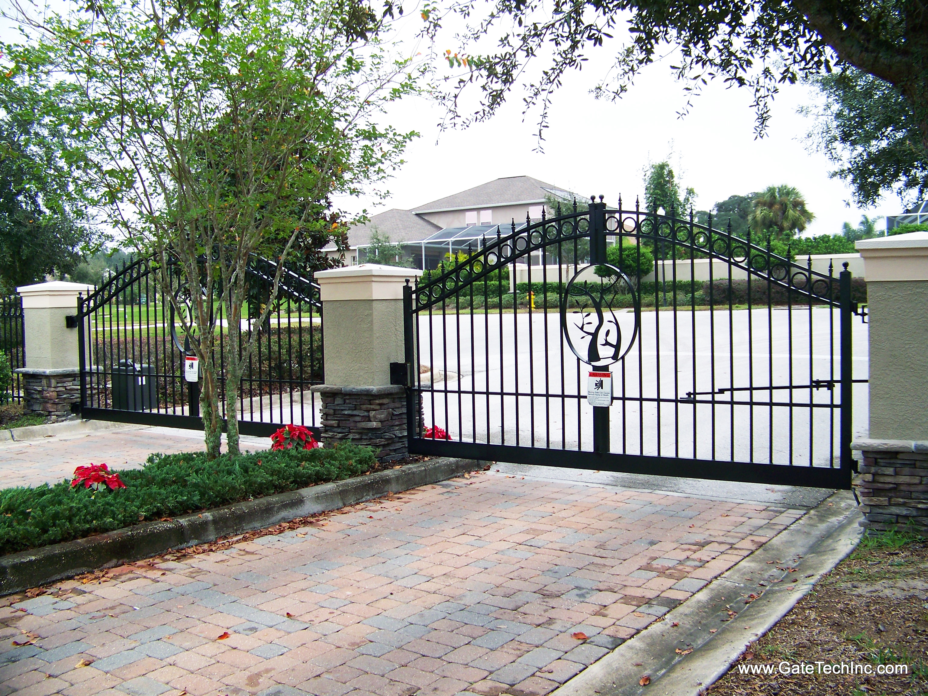 Bloomingdale custom community Fence Gates Openers Gate Tech Inc. Custom Driveway Gates